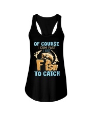 Of Course I Cum Fast I Got Fish To Catch Funny Fishing Gift Tank Top Ladies Flowy Tank tile