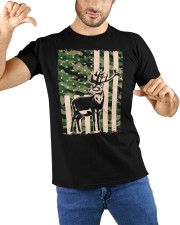 Funny Camouflage American Deer Classic T-Shirt custom-t-shirts-classic-lifestyle-front-212