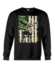Funny Camouflage American Deer Crewneck Sweatshirt tile