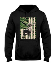 Funny Camouflage American Deer Hooded Sweatshirt tile