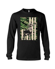 Funny Camouflage American Deer Long Sleeve Tee tile
