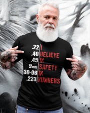 I Believe In Safety In Numbers Humor Bullet Gun Lovers Classic T-Shirt apparel-classic-tshirt-lifestyle-front-267