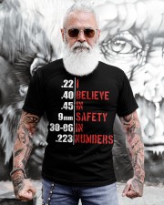 I Believe In Safety In Numbers Humor Bullet Gun Lovers Classic T-Shirt apparel-classic-tshirt-lifestyle-front-268