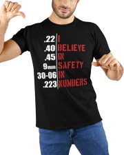 I Believe In Safety In Numbers Humor Bullet Gun Lovers Classic T-Shirt custom-t-shirts-classic-lifestyle-front-212