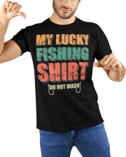 My Lucky Fishing Shirt Do Not Classic T-Shirt custom-t-shirts-classic-lifestyle-front-212