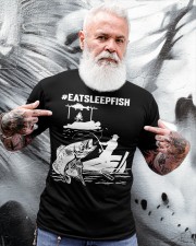 Eat Sleep Fish Hashtag Fishing Classic T-Shirt apparel-classic-tshirt-lifestyle-front-267