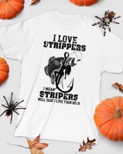 I Love Strippers I Mean Stripers Funny Fishing Gift Idea Classic T-Shirt custom-t-shirts-classic-lifestyle-front-319