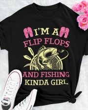 Im A Flip Flops And Fishing Kinda Girl Funny Classic T-Shirt apparel-classic-tshirt-lifestyle-front-192