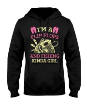 Im A Flip Flops And Fishing Kinda Girl Funny Hooded Sweatshirt tile