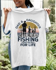 Dad And Daughter Fishing Partners For Life Vintage Classic T-Shirt apparel-classic-tshirt-lifestyle-front-130