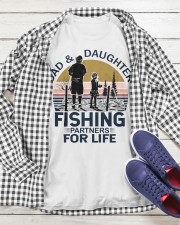 Dad And Daughter Fishing Partners For Life Vintage Classic T-Shirt apparel-classic-tshirt-lifestyle-front-218