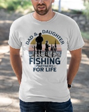 Dad And Daughter Fishing Partners For Life Vintage Classic T-Shirt apparel-classic-tshirt-lifestyle-front-50