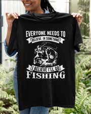 I Believe Ill Go Fishing Classic T-Shirt apparel-classic-tshirt-lifestyle-front-130