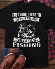 I Believe Ill Go Fishing Classic T-Shirt apparel-classic-tshirt-lifestyle-front-270