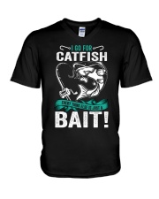 I Go for Catfish Everything Elese is Just a Bait V-Neck T-Shirt tile