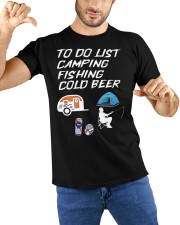 Camping Fishing Beer Shirt Funny To Do List Classic T-Shirt custom-t-shirts-classic-lifestyle-front-212