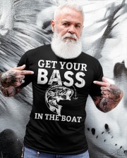 Bass Boat Fishing Fish Fisherman Fish Hook Fishing Rod Gift Classic T-Shirt apparel-classic-tshirt-lifestyle-front-267