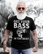 Bass Boat Fishing Fish Fisherman Fish Hook Fishing Rod Gift Classic T-Shirt apparel-classic-tshirt-lifestyle-front-268