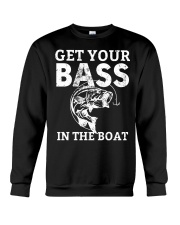 Bass Boat Fishing Fish Fisherman Fish Hook Fishing Rod Gift Crewneck Sweatshirt tile
