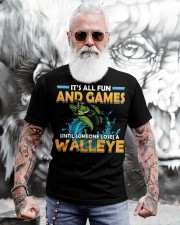 Fishing It's All Fun And Games Classic T-Shirt apparel-classic-tshirt-lifestyle-front-268