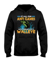 Fishing It's All Fun And Games Hooded Sweatshirt tile