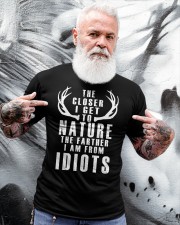 The Closer I Get To Nature Hunting Classic T-Shirt apparel-classic-tshirt-lifestyle-front-267