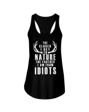 The Closer I Get To Nature Hunting Ladies Flowy Tank tile