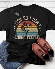 I Fish So I Do Not Choke People Funny Classic T-Shirt apparel-classic-tshirt-lifestyle-front-216