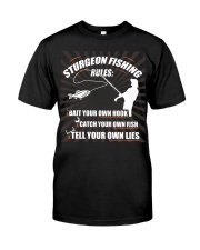 Funny Sturgeon Fishing Classic T-Shirt front