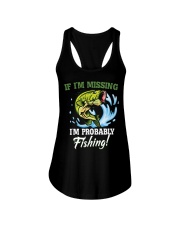 If I’m Missing I’m Probably Ladies Flowy Tank tile
