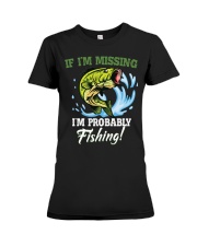 If I’m Missing I’m Probably Premium Fit Ladies Tee tile