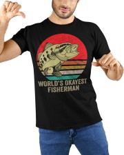 Funny Fishing Gifts For Men Women World’s Okayest Fisherman Classic T-Shirt custom-t-shirts-classic-lifestyle-front-212