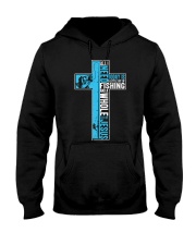 Fishing All I Need Is Fishing & Jesus Christian Hooded Sweatshirt tile