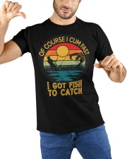 Bassquatch Funny Bigfoot Fishing Outdoor Retro Classic T-Shirt custom-t-shirts-classic-lifestyle-front-212