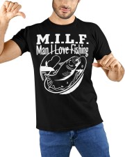 Funny Milf Man I Love To Fish Classic T-Shirt custom-t-shirts-classic-lifestyle-front-212