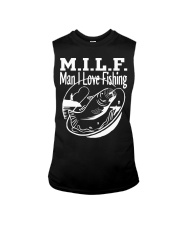 Funny Milf Man I Love To Fish Sleeveless Tee tile