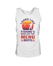 Looks Like Fishing’s Back On The Menu Boys Unisex Tank tile