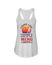 Looks Like Fishing’s Back On The Menu Boys Ladies Flowy Tank tile