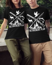 My Retirement Plan Hunting Fishing Hunter Grandfather Gift Classic T-Shirt apparel-classic-tshirt-lifestyle-front-147