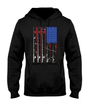 American Us Flag Fishing Rod Shirt, Fisherman Top For Him Hooded Sweatshirt tile