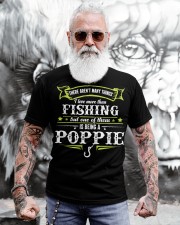 Vintage Fishing Love Fish Being Poppie Funny Gift Classic T-Shirt apparel-classic-tshirt-lifestyle-front-268
