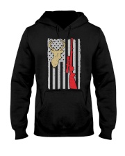 Deer Hunting American Flag Hunting Lover Funny Gift Idea Men Hooded Sweatshirt tile