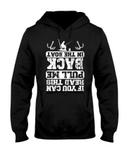 If You Can Read This Pull Me Back In The Boat Fishing Hooded Sweatshirt tile