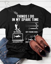 Things I Do In My Spare Time Fishing Classic T-Shirt apparel-classic-tshirt-lifestyle-front-216