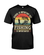 Funny Fishing Is Importanter Fisherman Premium Fit Mens Tee tile