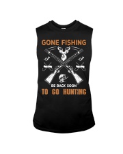 gone fishing be back soon Sleeveless Tee tile