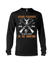 gone fishing be back soon Long Sleeve Tee tile