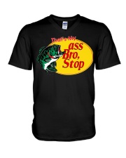 that's my ass bro stop funny V-Neck T-Shirt tile