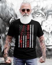 Fishing Papa American Flag Fisherman Gift For Father’s Day Classic T-Shirt apparel-classic-tshirt-lifestyle-front-268
