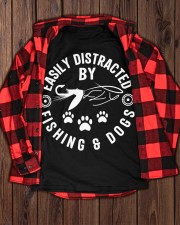 Easily Distracted By Fly Fishing And Dogs Classic T-Shirt apparel-classic-tshirt-lifestyle-front-162